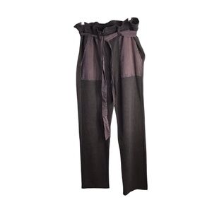 Elegant Black and Purple Women's Joggers
